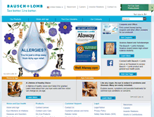 Tablet Screenshot of bausch.com